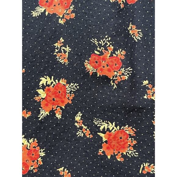 Mudd Floral Tank Womens Medium Blue Flowy Smocked back Lightweight Boho Cottage - Picture 7 of 8